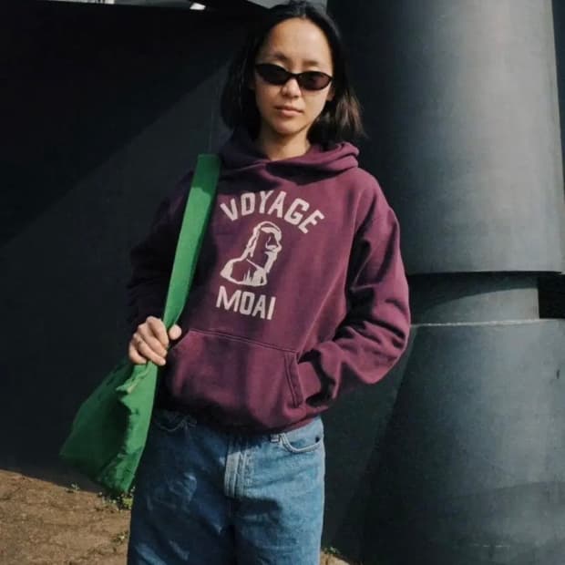 [L] 컬렉트피시스 voyage 모아이 후드