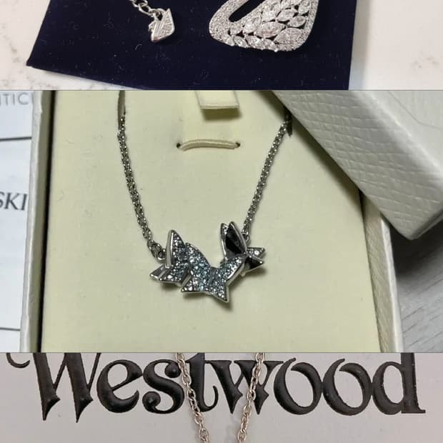 (무료배송) 스와로브스키 & 비비안웨스트우드 목걸이 3개 일괄