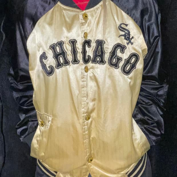 MLB 시카고 화이트삭스 야구 점퍼 골드