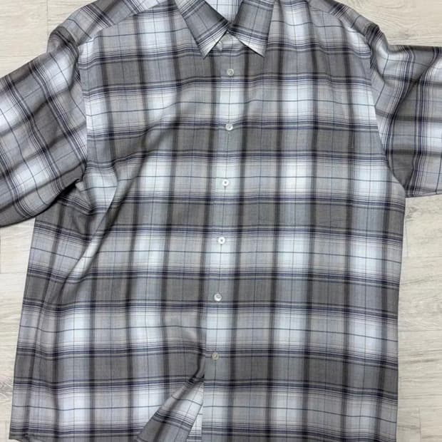 오라리 23AW 체크셔츠 브라운 3