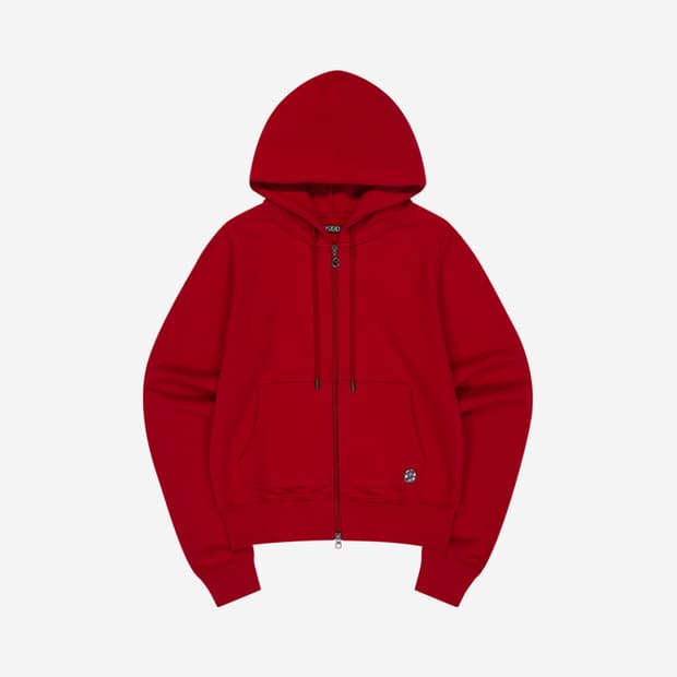 코이세이오 038 cozy hood zip-up red