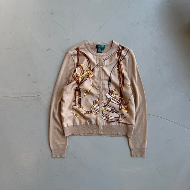 로렌 랄프로렌 실크 가디건