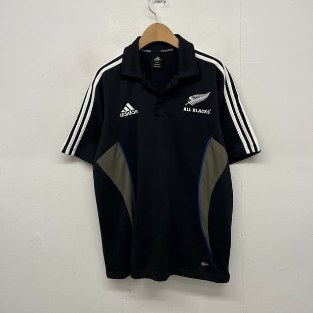 아디다스 올블랙스(ALL BLACKS) 기능성 카라티 L