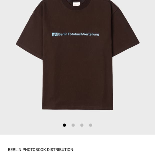 베를린포토북 002 BFV Center Logo Tee (Brown)