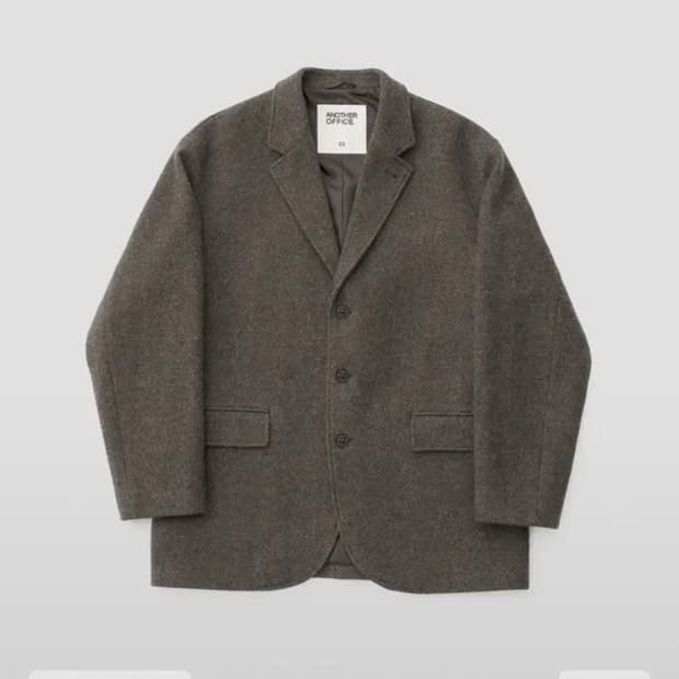 [1] 어나더오피스 3button 자켓 셔틀랜드 해링본