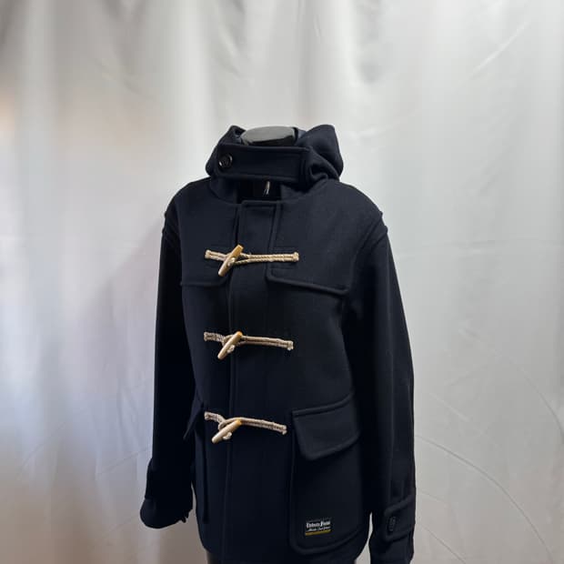 ebbetsfield / 이벳필드 울 오버핏 숏 더플코트 (새상품)