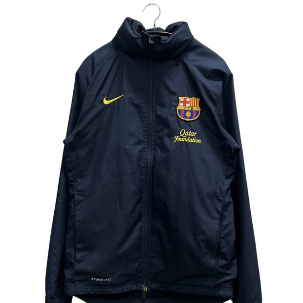나이키 스톰핏 FC 바르셀로나 우븐 바람막이 자켓 네이비