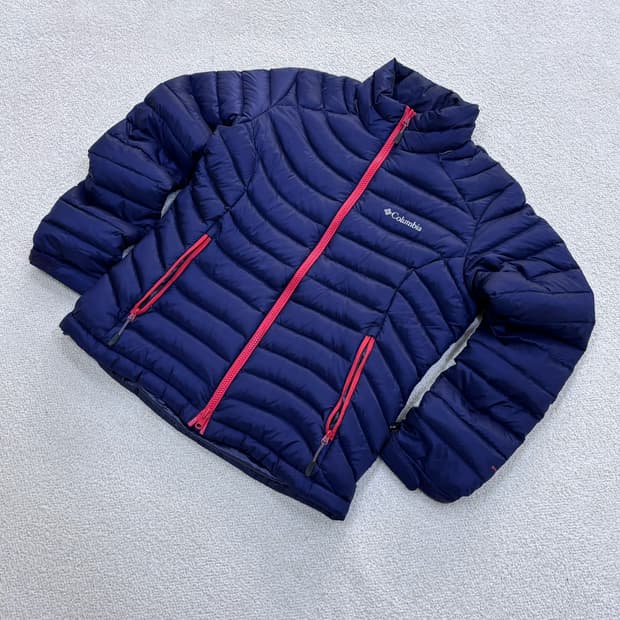M 컬럼비아 구스다운 경량 패딩 자켓 0324E