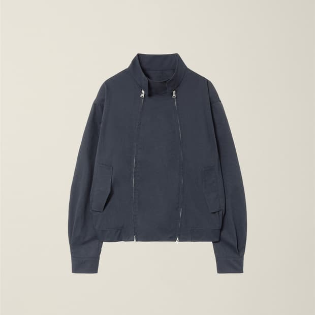 [L] 누마레 ee 더블집 해링턴 자켓 그레이