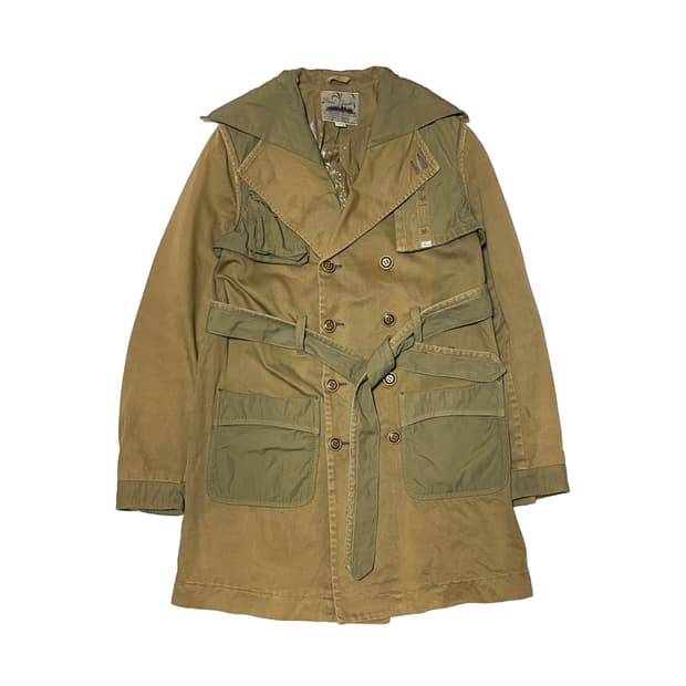 Diesel 디젤 빈티지 워시드 코튼 더블 코트