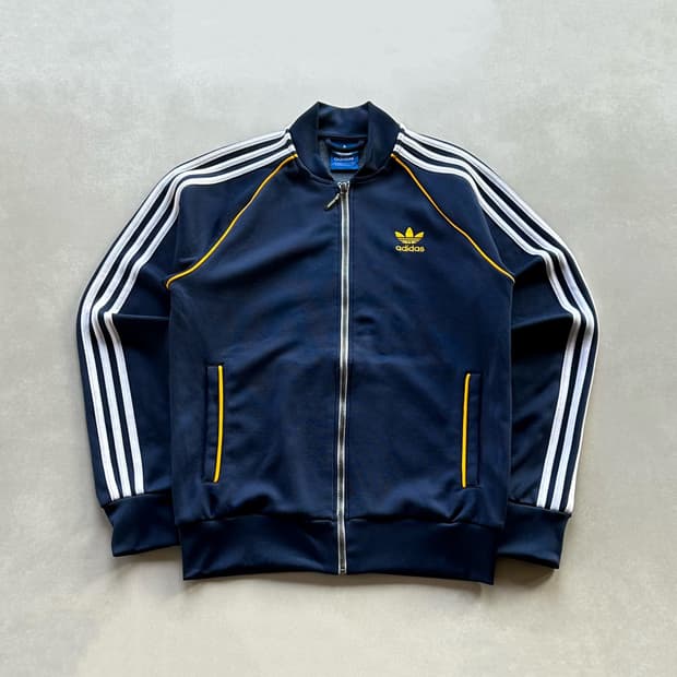 [L]아디다스 트레포일 네이비 트랙탑 져지