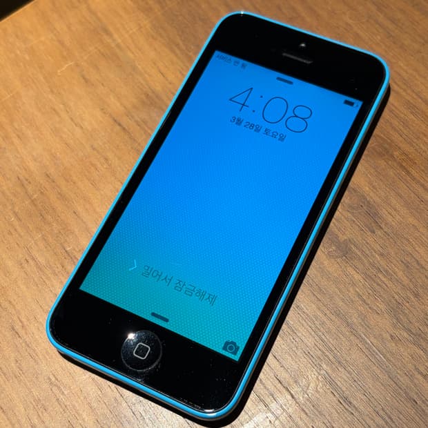 아이폰 5c 블루 32기가 #4859
