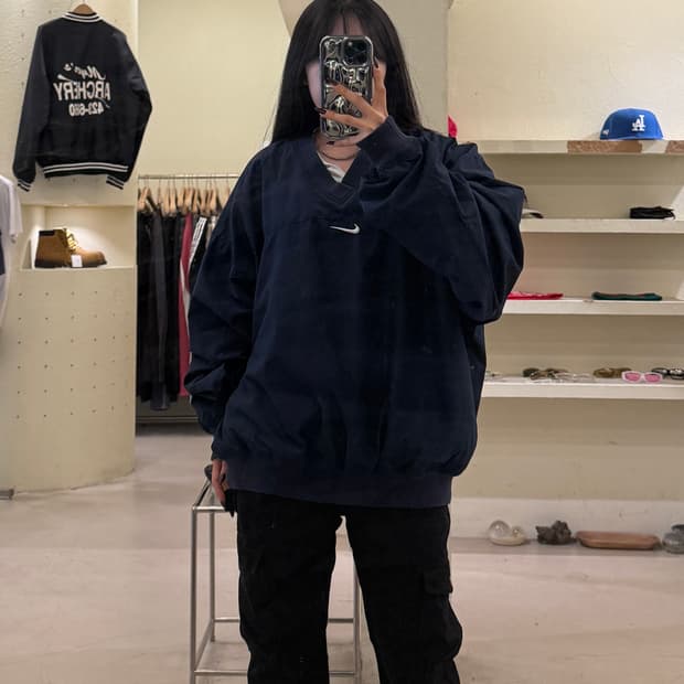 나이키 브이넥 윈드브레이커 U1409