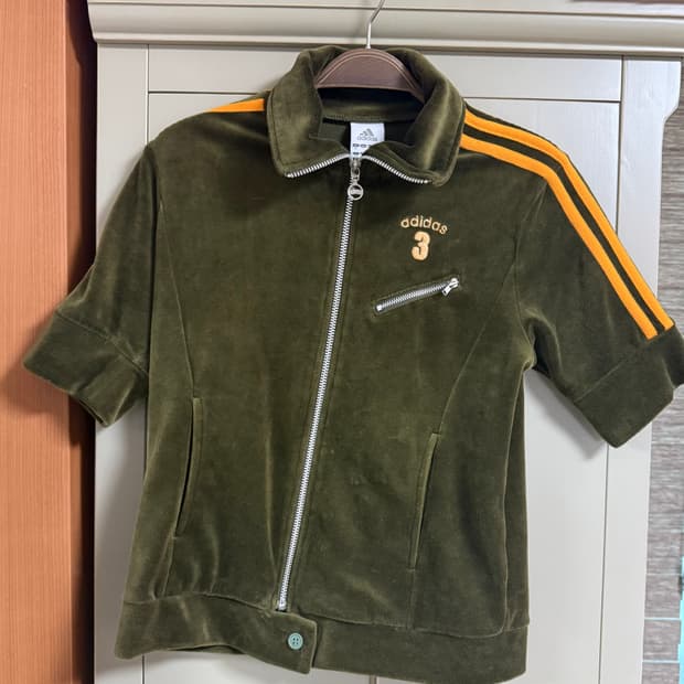 빈티지 아디다스 반팔 집업