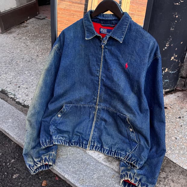90s 폴로랄프로렌 스윙탑 데님자켓 