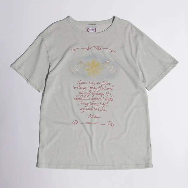 스컬프터 반팔티 sculptor bedtime prayer linen