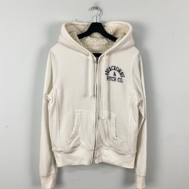 아베크롬비 양털 후드집업 S <573>