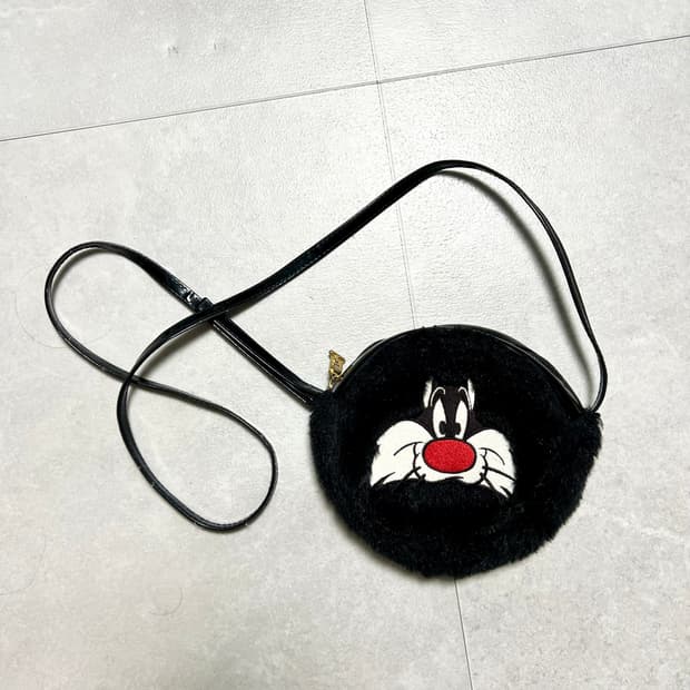 90s복각 루니툰 실베스터 크로스백