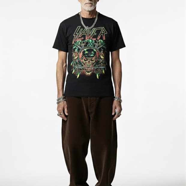 메탈의 전설! SLAYER 슬레이어 오피셜 밴드티 - M