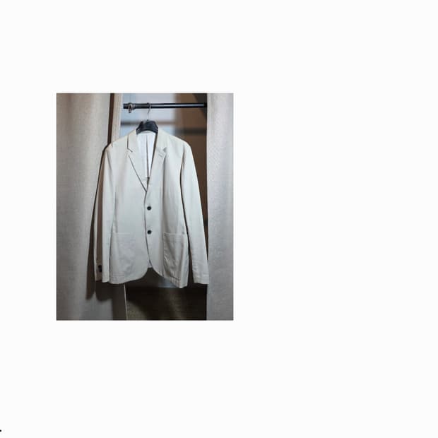 Magaret Howell baige 2button jacket