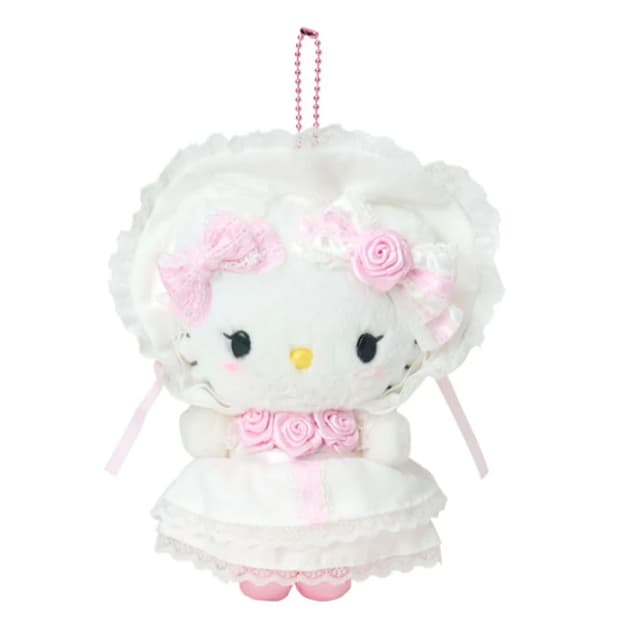 새상품) 화이트프릴 키티 키링