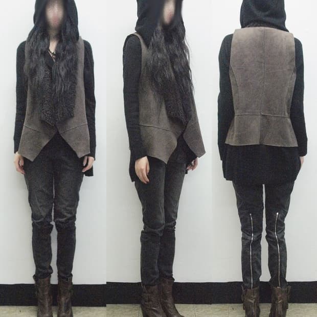 스텔라맥카트니 백지퍼 데님 라이더팬츠