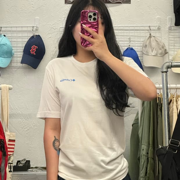 컬럼비아 기능성 쿨티 프린팅 반팔티 M