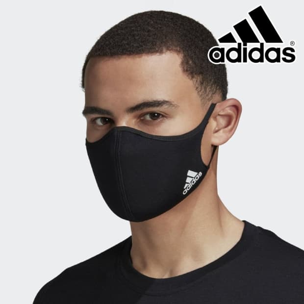아디다스 ADIDAS 페이스 커버 마스크 스포츠 마스크 H08837 블랙