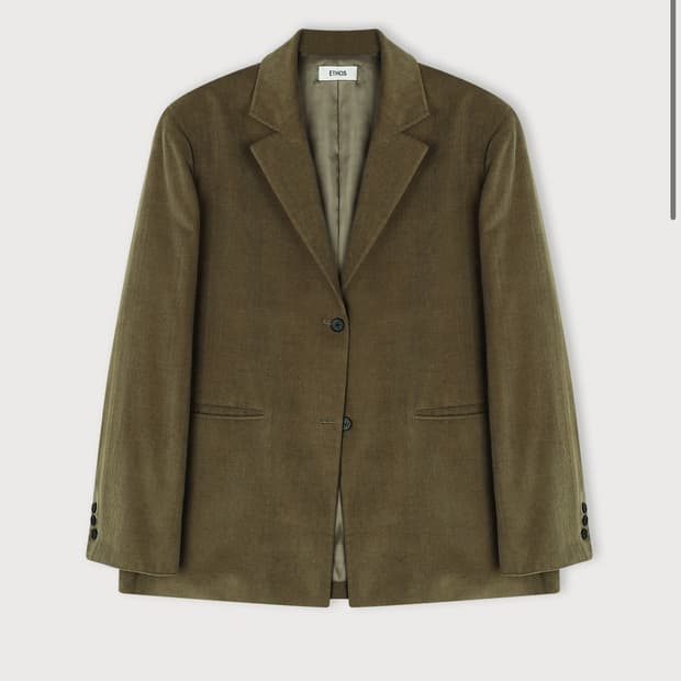 에토스 코듀로이 자켓(카키)