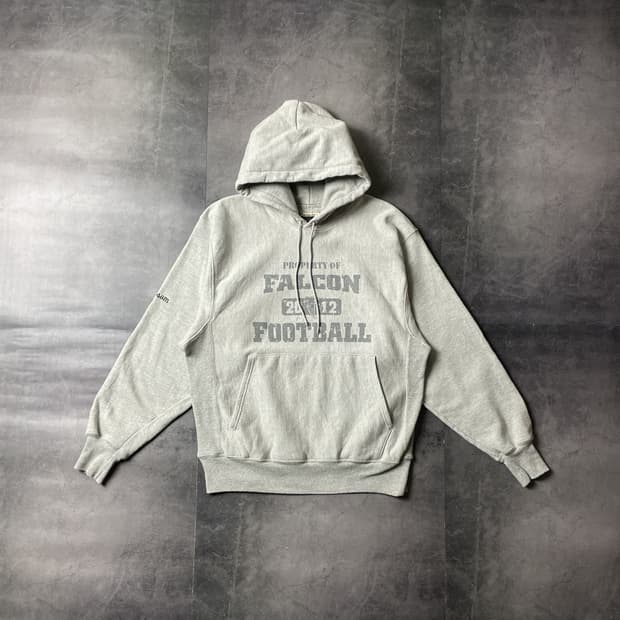 CHAMPION 1990s 챔피온 리버스위브 그레이 후드티 A00493