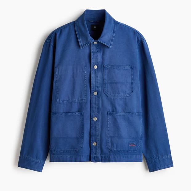 H&M 프렌치워크자켓 블루