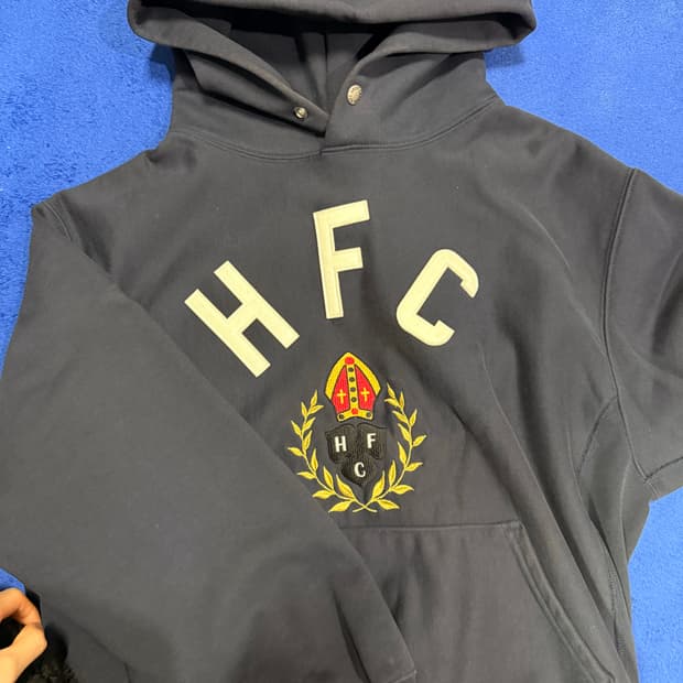 해리티지플로스 10주년 후드티 네이비