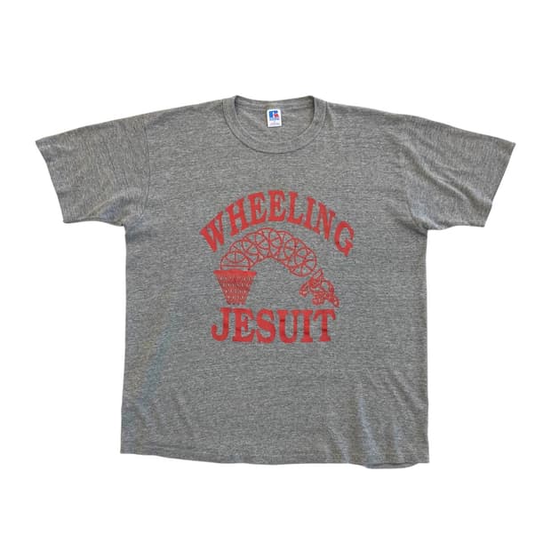 80's Wheeling Jesuit Basketball T-shirt