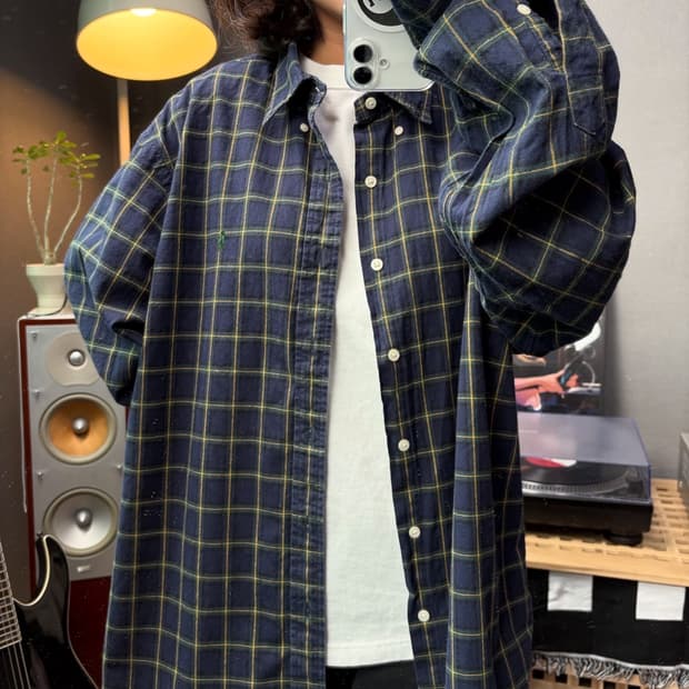 폴로 체크셔츠