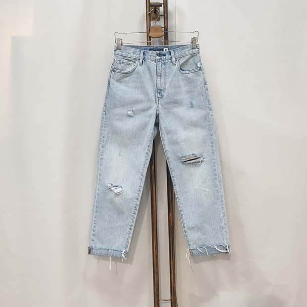 리바이스 디스 워싱 릴렉스 핏 진 청바지 26