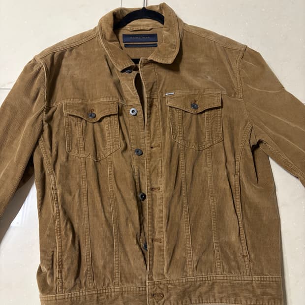 자라 코듀로이 트러커