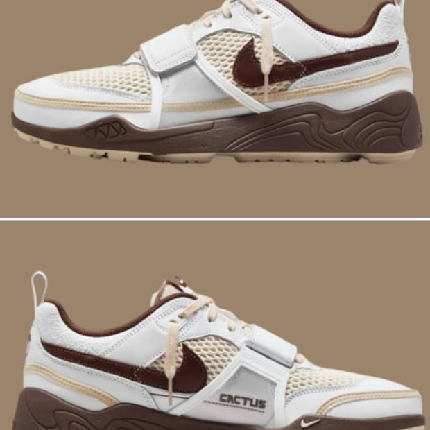 [230] 나이키 x 스캇 줌 필드 잭스 화이트 앤 라이트 초콜릿