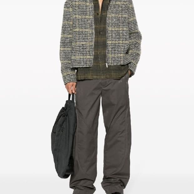 아워레가시 자켓 하운드 투스 폴로 슈렁큰 폴로 48 사이즈