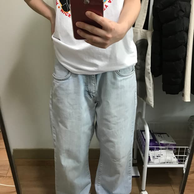 에드윈 404 연청데님
