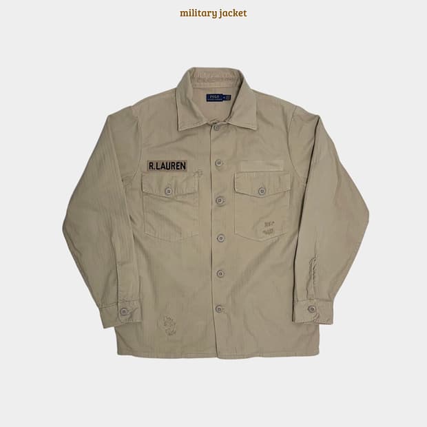 폴로랄프로렌 밀리터리 사파리 자켓