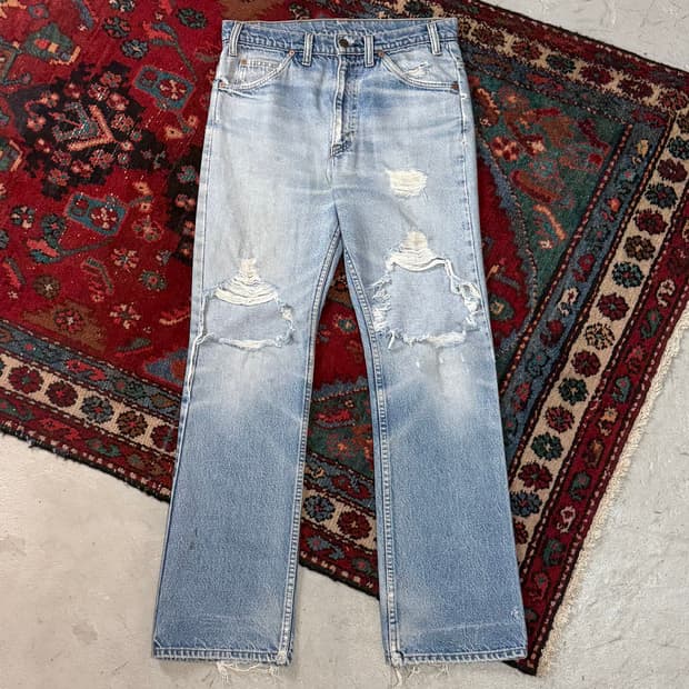 90's USA 빈티지 리바이스 517 오렌지탭 부츠컷