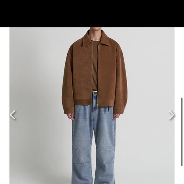 라퍼지스토어 스웨이드 자켓 s