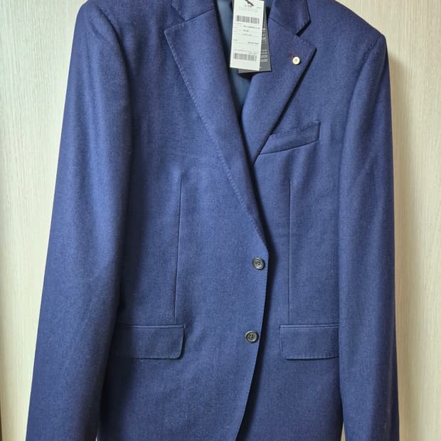 (새제품) 반하트/이태리 까노니꼬 플란넬 울수트 블레이져 자켓 110