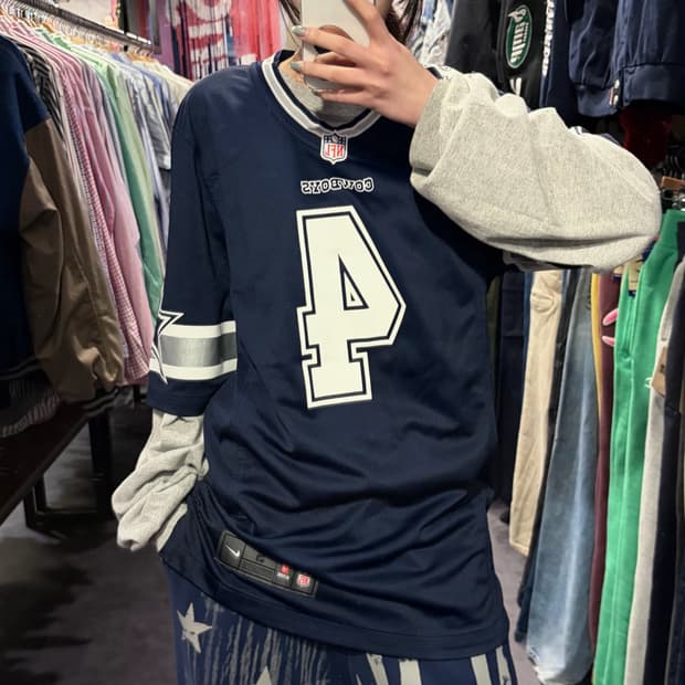 [IM] Nike NFL 댈러스 카우보이스 No.4 프레스캇 져지 네이비