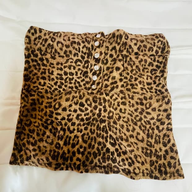 갸루 레오파드 탑 pretty soul