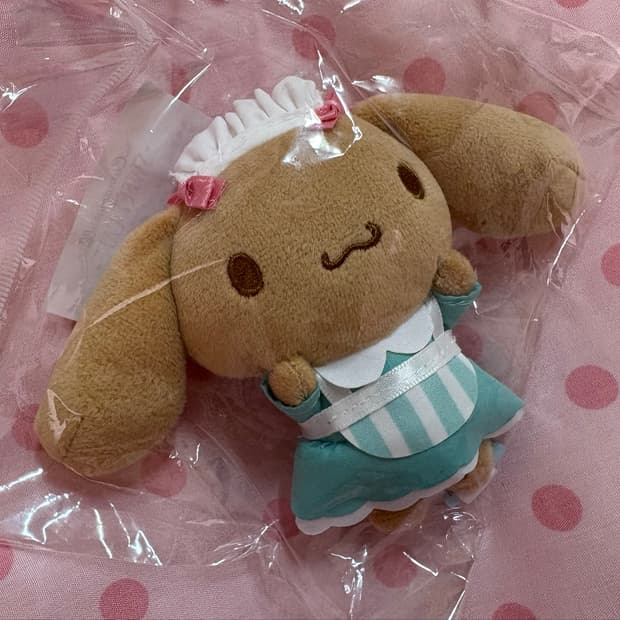 [미개봉] 산리오 시나모롤 모카 한정판 카페 메이드 모카 인형 키링