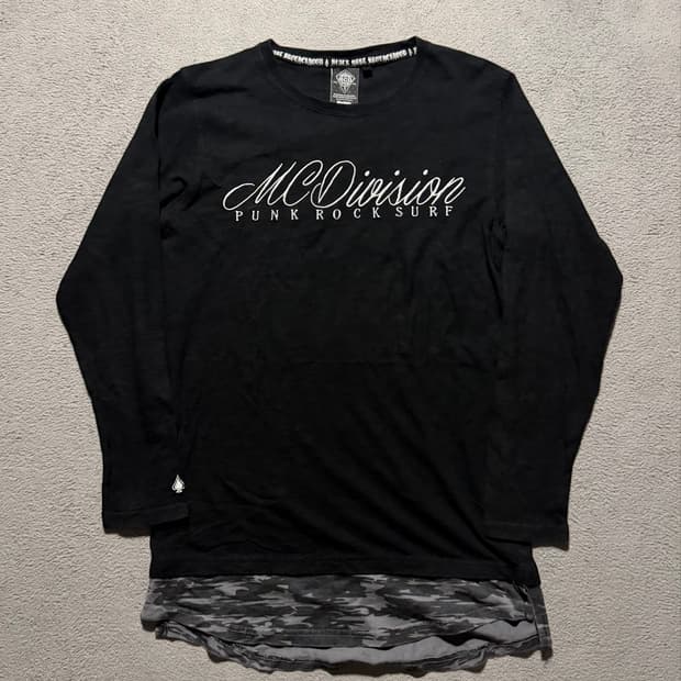 Camo layered long sleeve