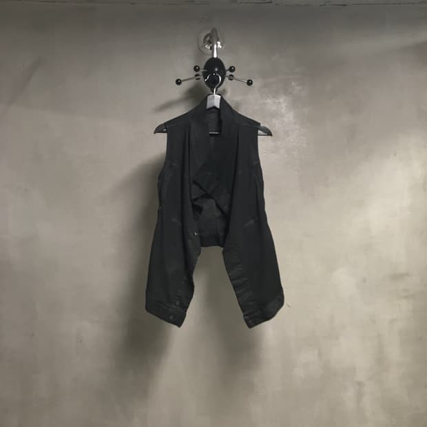 릭 오웬스 블랙 민소매 자켓 M