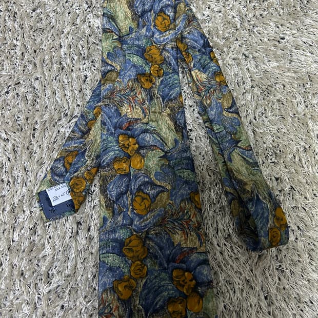 이태리제 지방시 실크 넥타이