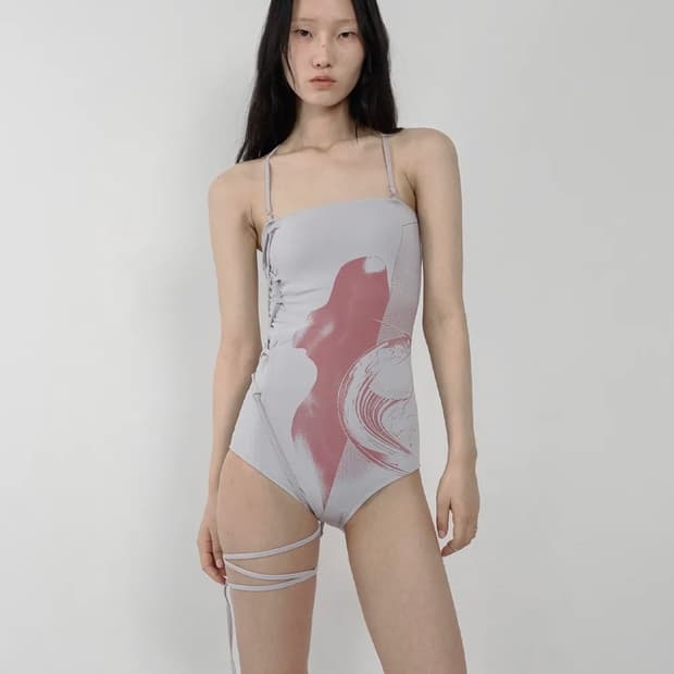 구매) 나체 COSMIC SWIM SUIT LIGHT GRAY